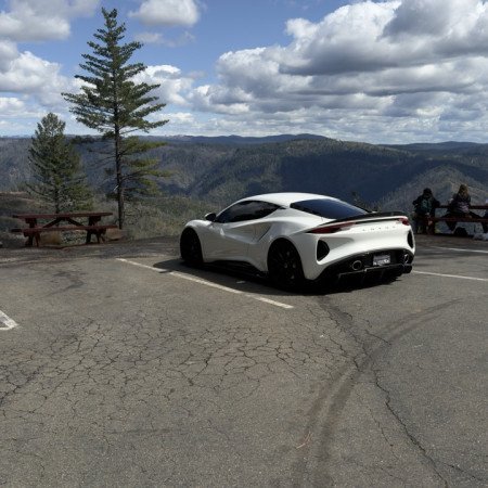 This is at the little grocery store on the top of the hill at Forest Hill, California, overlooking the mountains