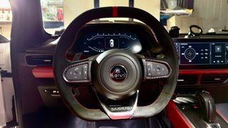GRP custom Alcantera steering wheel